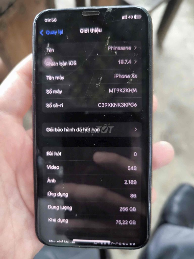 giao lưu trao đổi bù trừ iPhone Xs 256GB Vàng. Mua bán Điện thoại tại Thị xã Bến Cát Bình Dương được đăng bởi Thanh Phong hình 1