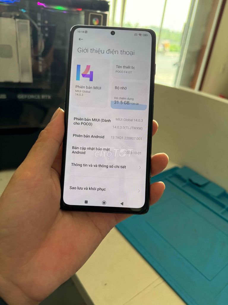 Xiaomi K50 Gaming 128GB Xanh. Mua bán Điện thoại tại Huyện Thuỷ Nguyên Hải Phòng được đăng bởi Hùng Nguyễn THP store hình 1