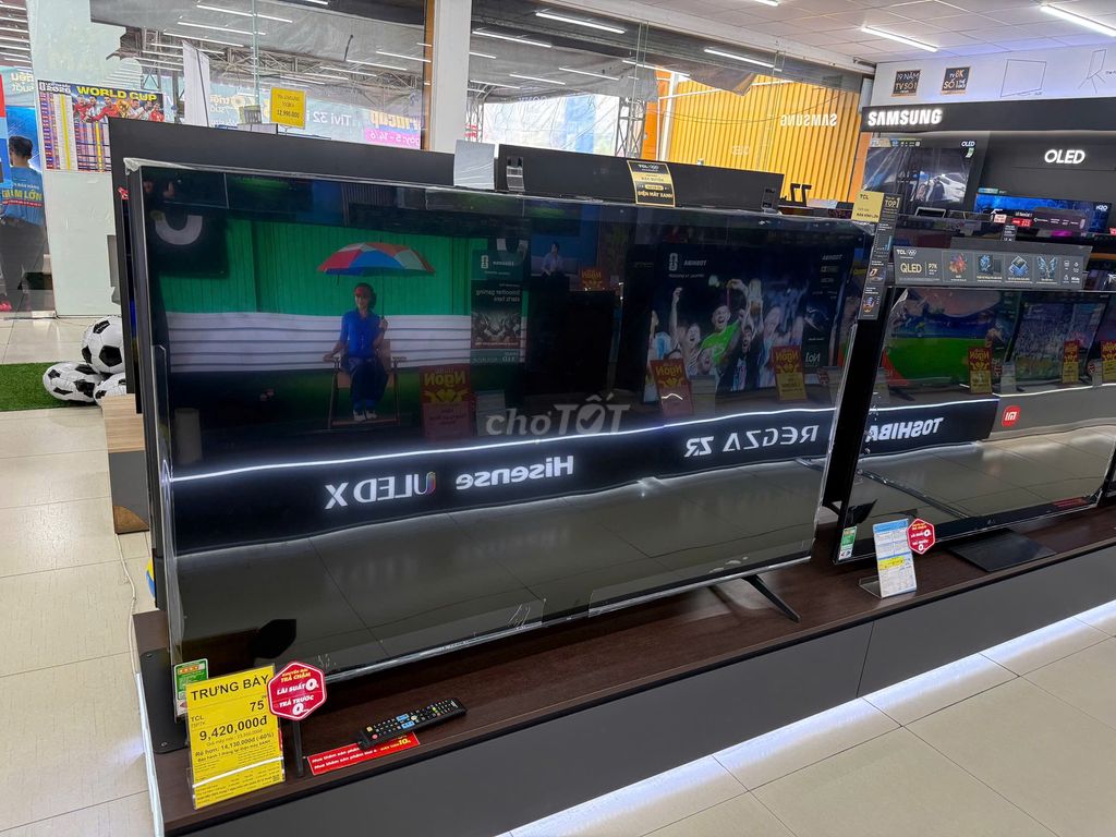 Tivi TCL 75 inch Hàng trưng bày. Mua bán Tivi, Âm thanh tại Huyện Củ Chi Tp Hồ Chí Minh được đăng bởi Hoàng Phúc Trần hình 1