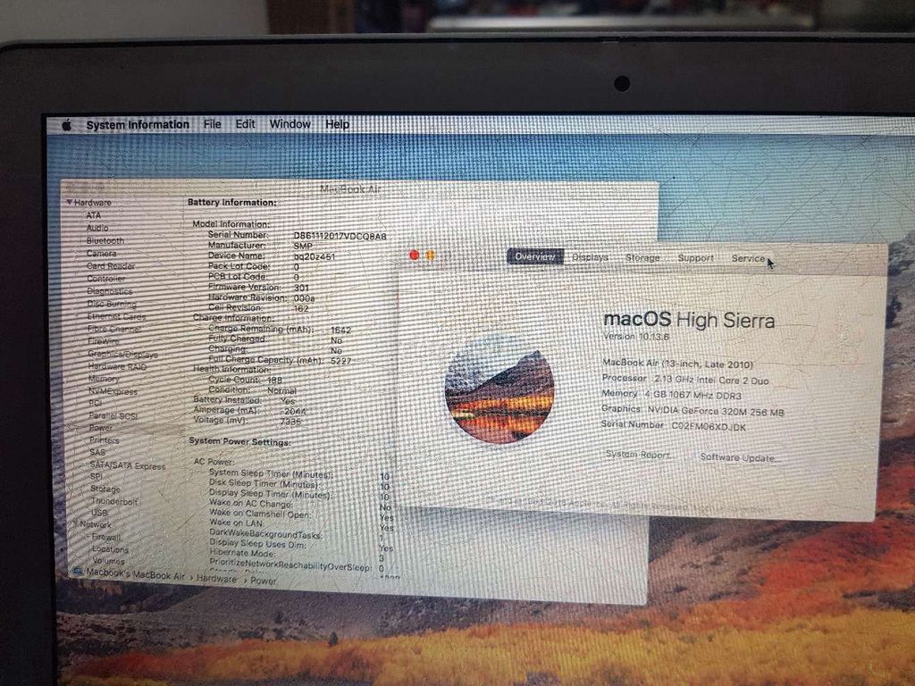  MacBook Air 2010 Core 2 Duo 13.3 inch 4GB/256gb. Mua bán Laptop tại Quận Tân Phú Tp Hồ Chí Minh được đăng bởi Lơi hình 1