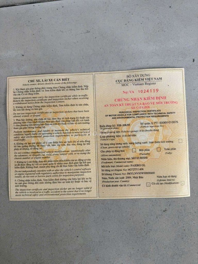 Mitsubishi bajero 2009 tải 300kg 5 người xe zin. Mua bán Ô tô tại Quận Bình Tân Tp Hồ Chí Minh được đăng bởi thành tâm  hình 14