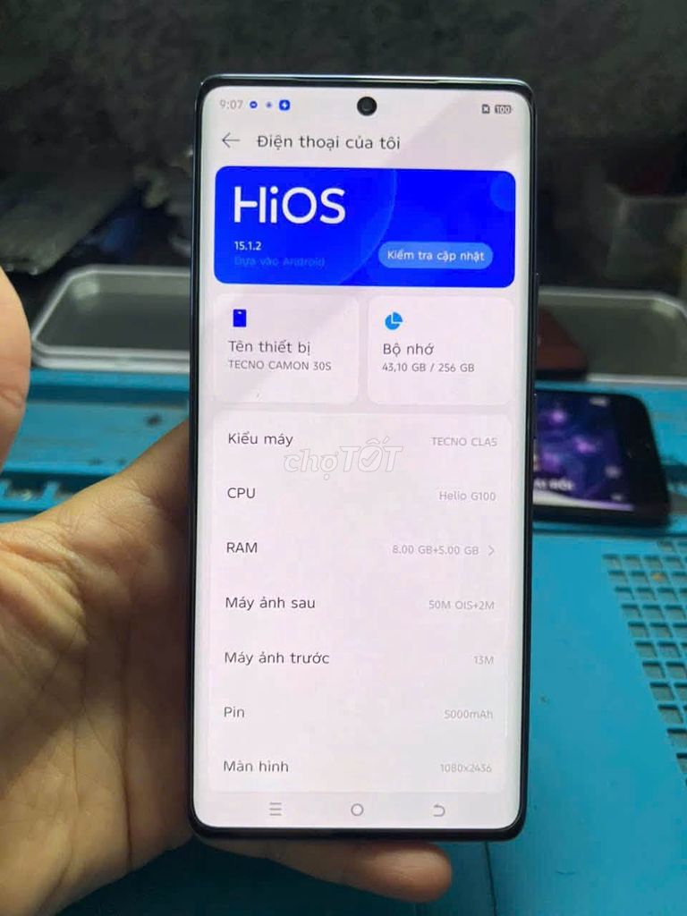 Tecno Camon 30s 8GB/256GB Tím. Mua bán Điện thoại tại Quận 5 Tp Hồ Chí Minh được đăng bởi Hội Đồ Điện Tử hình 1