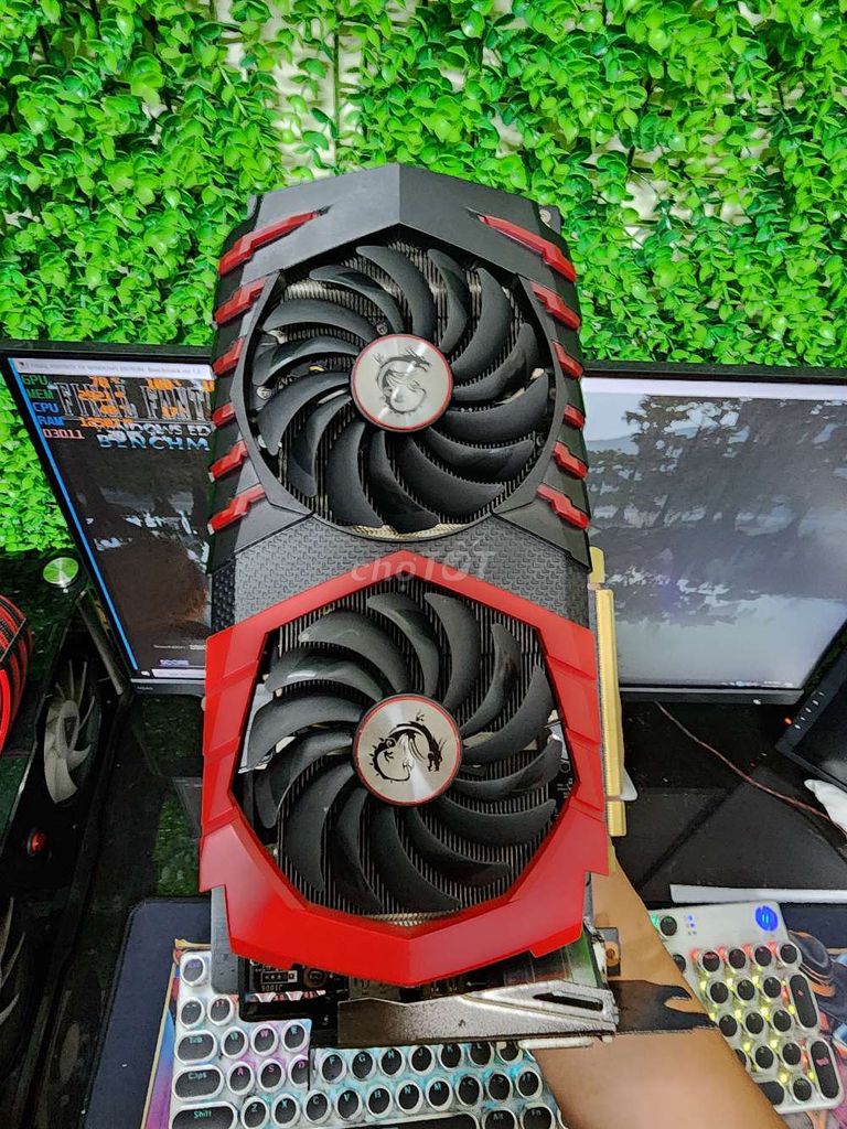 Card MSI GamingX 1060 6GB Led đẹp,  nhiệt mát.