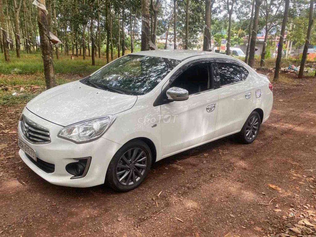 Mitsubishi Attrage 2015 Trắng. Mua bán Ô tô tại Huyện Xuân Lộc Đồng Nai được đăng bởi Thiện LK hình 2