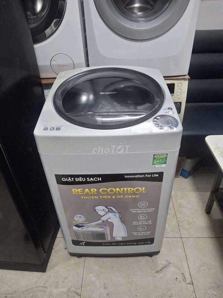 Thanh lý máy giặt Sharp 8kg chạy tốt có ship. Mua bán Máy giặt tại Quận 4 Tp Hồ Chí Minh được đăng bởi Pi trần hình 1