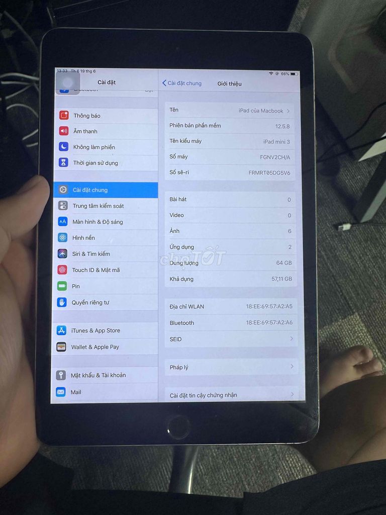 Apple iPad Mini 3 64GB Vàng. Mua bán Máy tính bảng tại Quận Hà Đông Hà Nội được đăng bởi Trịnh Thế Hùng hình 1