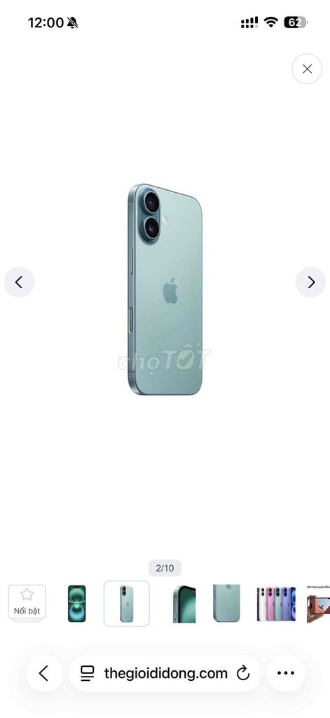 Apple iPhone 16 Plus 128GB Xanh Như mới. Mua bán Điện thoại tại Quận Hà Đông Hà Nội được đăng bởi Sơn hình 1