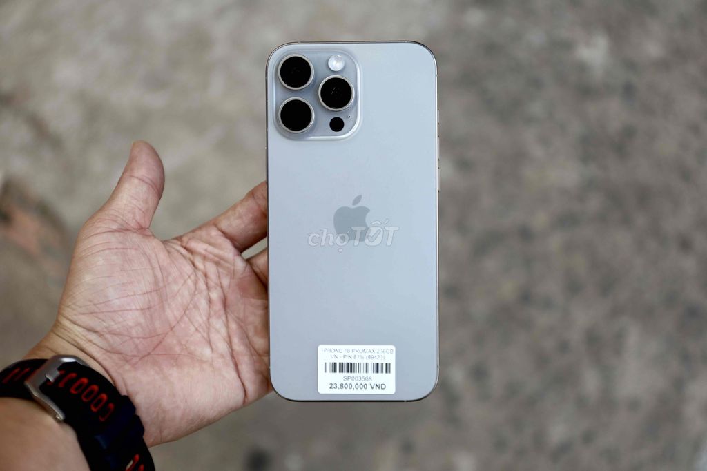 Apple iPhone 16 Pro Max 256GB Bạc. Mua bán Điện thoại tại Huyện Đức Trọng Lâm Đồng được đăng bởi Mạnh Mobile hình 1