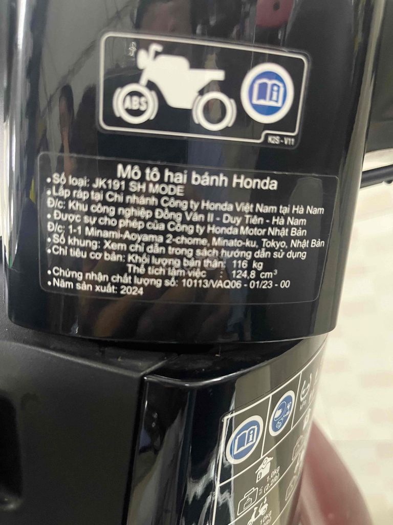 SH MODE 2024 9 CHỦ ABS HỖ TRỢ GÓP OĐ CÓ GL ĐỖI XE. Mua bán Xe máy tại Huyện Hóc Môn Tp Hồ Chí Minh được đăng bởi Khaianh  hình 5