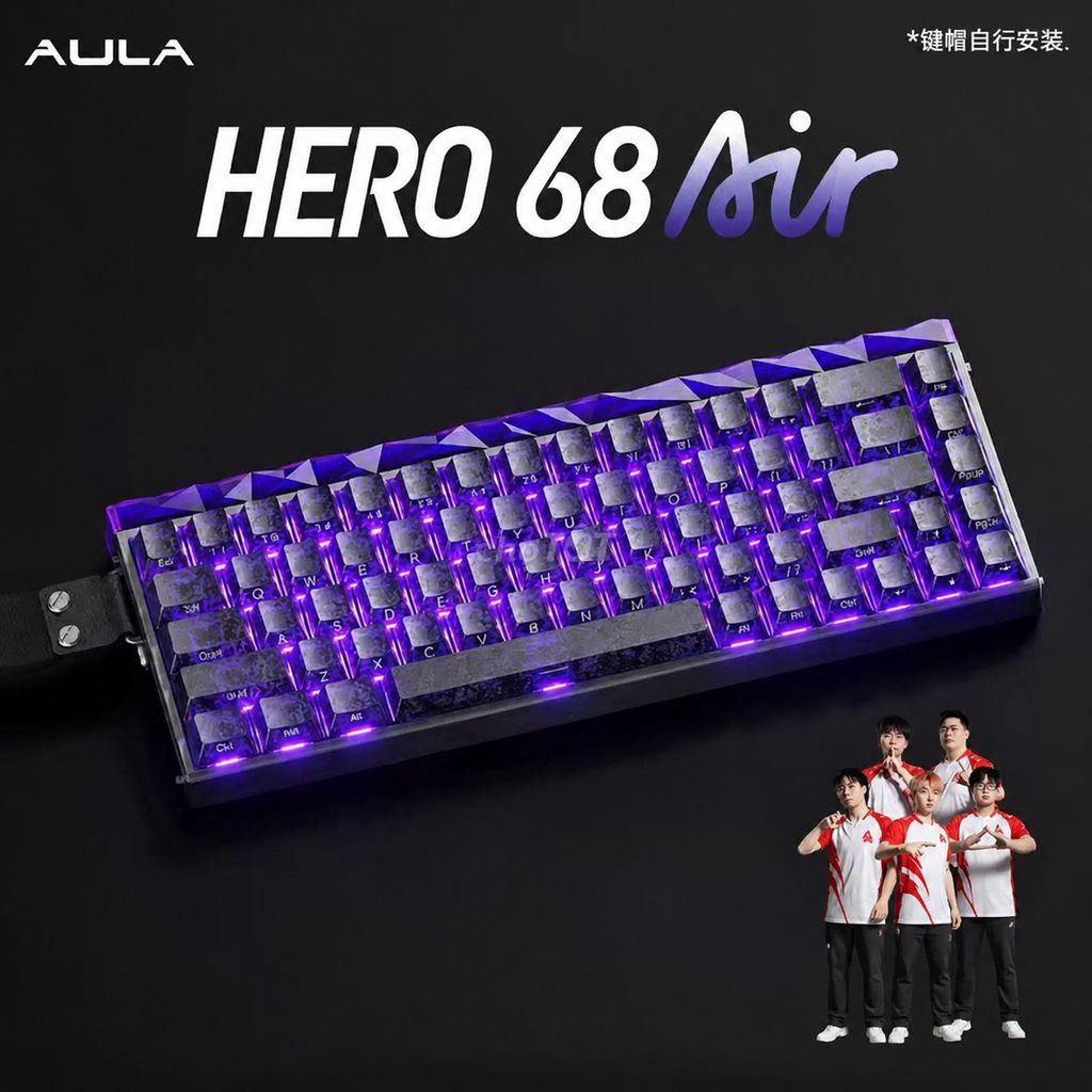 Bàn phím cơ AULA HERO 68 AIR Hall Effect Đen. Mua bán Phụ kiện (Màn hình, Chuột...) tại Quận Tân Phú Tp Hồ Chí Minh được đăng bởi Huy hình 1