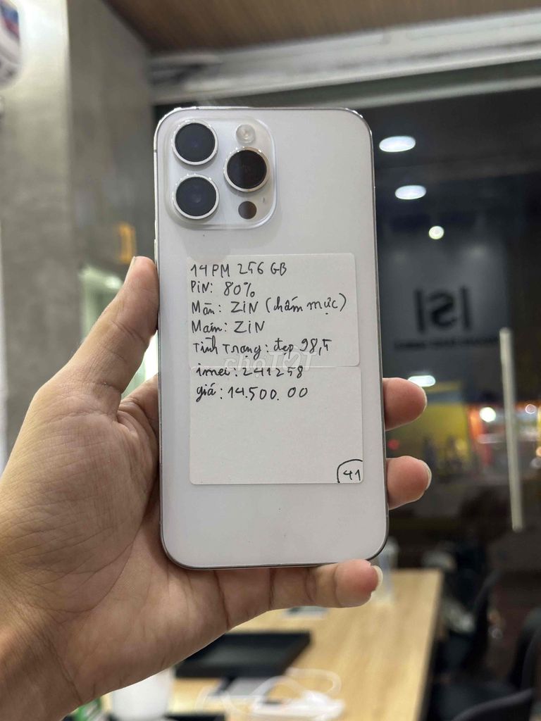 14 Pro Max 256GB mực / BAO VỢ XẤU. Mua bán Điện thoại tại Quận 12 Tp Hồ Chí Minh được đăng bởi Sang Mobile hình 1