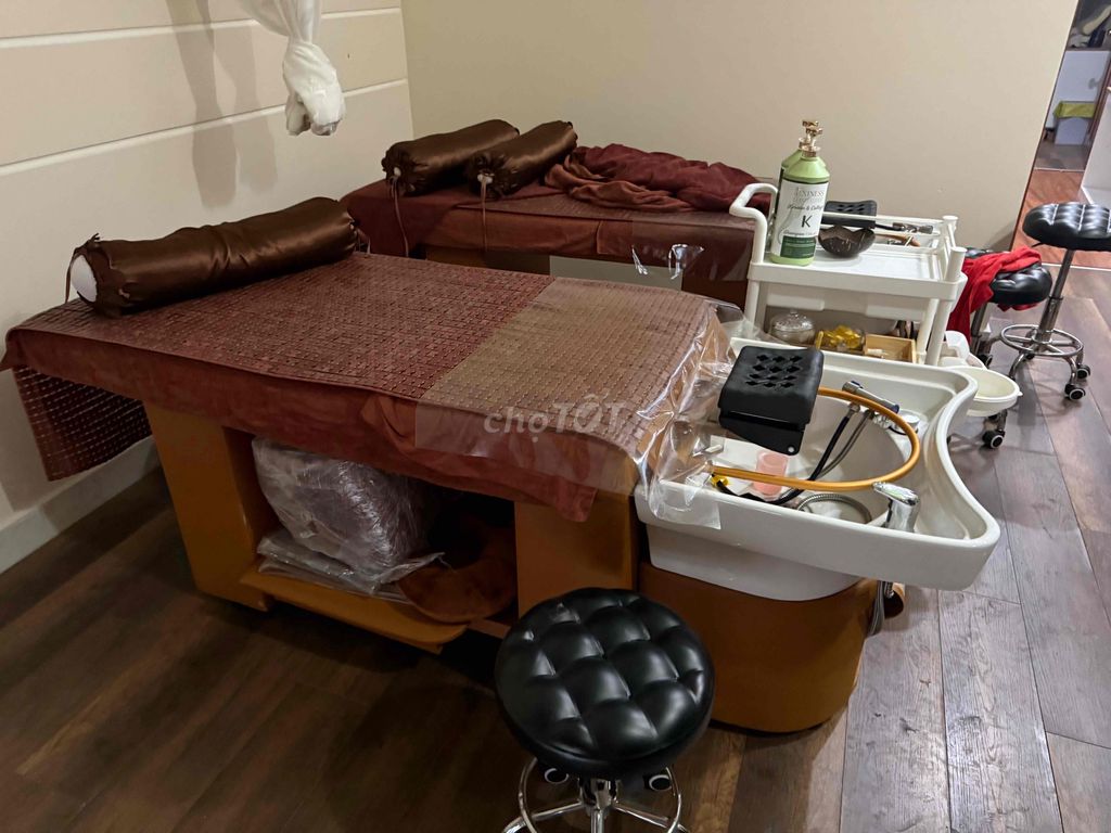 Giường gội dưỡng sinh Gỗ Nâu 2in1 đã sử dụng. Mua bán Đồ chuyên dụng, Giống nuôi trồng tại Quận Bình Tân Tp Hồ Chí Minh được đăng bởi Tâm An Kim hình 1