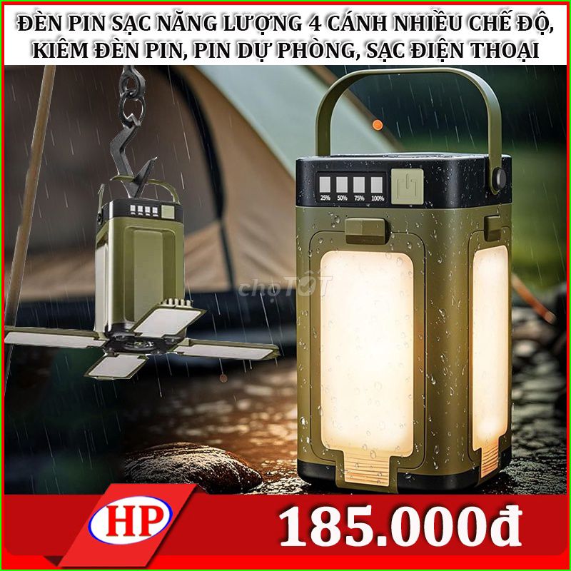 Đèn pin sạc đa năng Xanh rêu. Mua bán Đèn tại Quận Ninh Kiều Cần Thơ được đăng bởi PHƯỚC HIỆP hình 1