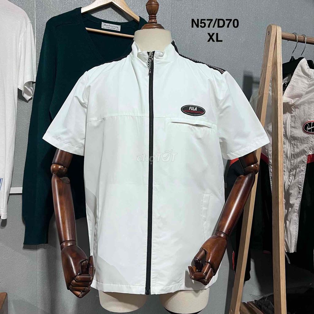 Áo khoác FILA Nam Trắng XL Mới. Mua bán Quần áo tại Huyện Đức Trọng Lâm Đồng được đăng bởi Black 2hand  hình 1