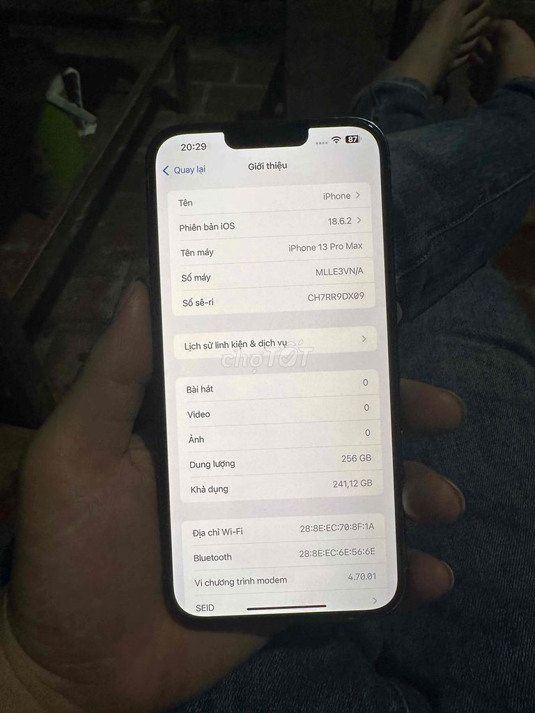 iPhone 13 Pro Max 256GB Xanh. Mua bán Điện thoại tại Huyện Tam Dương Vĩnh Phúc được đăng bởi tran cong hình 1