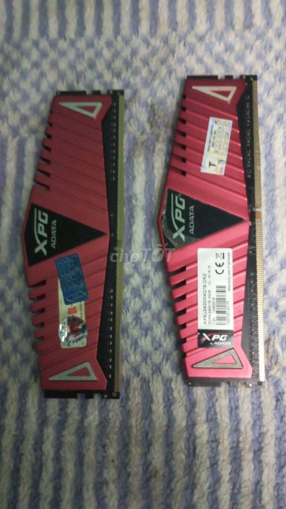 CẶP RAM DDR4 4GB 2400MHz. Mua bán Linh kiện (RAM, Card...) tại Thành phố Ngã Bảy Hậu Giang được đăng bởi Nguyễn Long hình 1