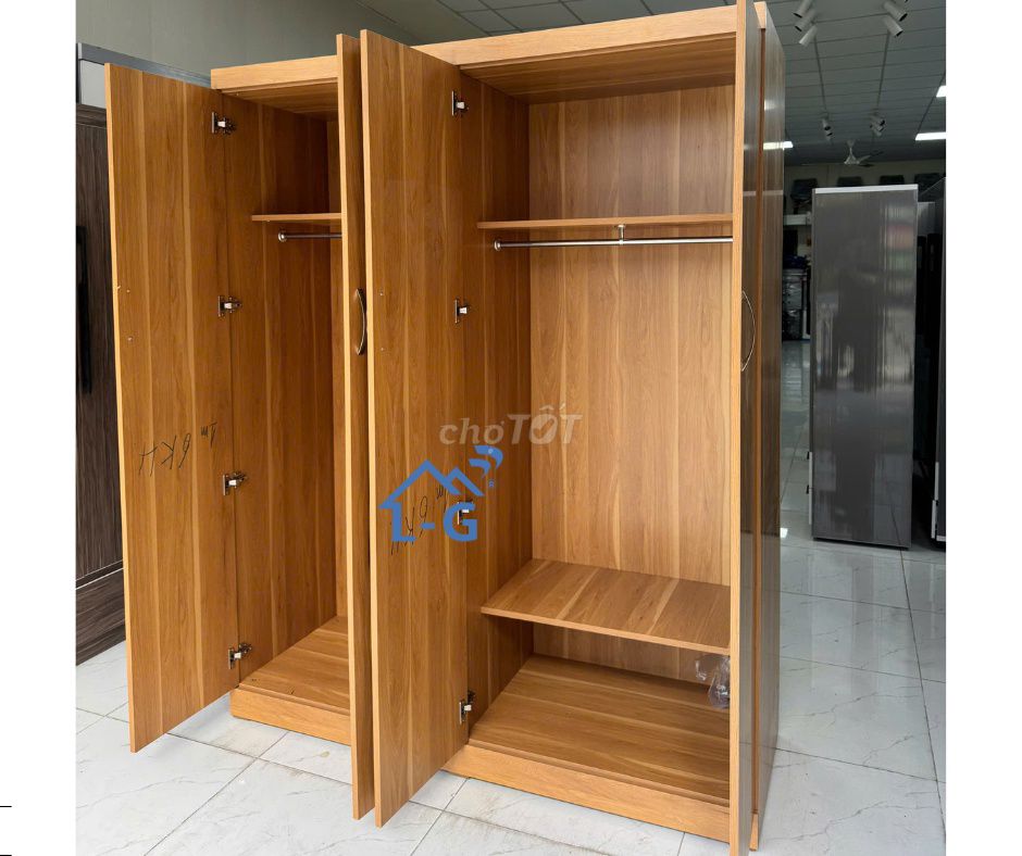 tủ quần áo gỗ mdf/ tủ gỗ/ tủ quần áo/tủ gỗ/tủ mdf. Mua bán Tủ, kệ gia đình tại Quận 11 Tp Hồ Chí Minh được đăng bởi NỘI THẤT LÂM GIA PHÁT  hình 1
