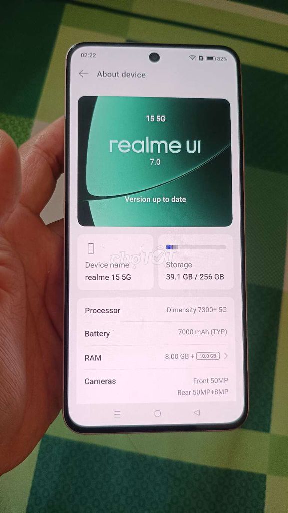Realme 15 5G 256GB Hồng phấn. Mới 99.999%. Mua bán Điện thoại tại Quận Phú Nhuận Tp Hồ Chí Minh được đăng bởi Thanh hình 1