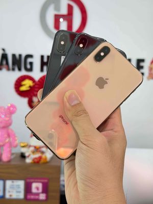 XS 64GB ĐEN GOLD PIN 100% ĐẸP 99%-GÓP 0Đ