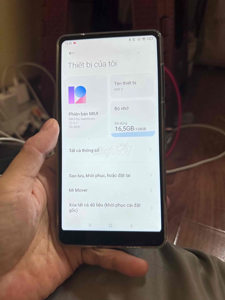 Xiaomi MIX 2 128GB Đen. Mua bán Điện thoại tại Quận Hà Đông Hà Nội được đăng bởi Nguyễn linh hình 1
