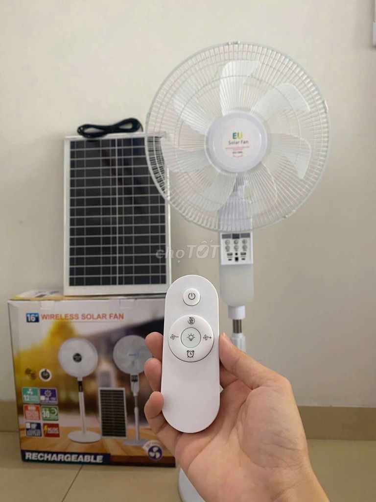 Quạt đứng năng lượng mặt trời . Mua bán Quạt tại Quận Bình Thạnh Tp Hồ Chí Minh được đăng bởi Công nghệ mặt trời  hình 1