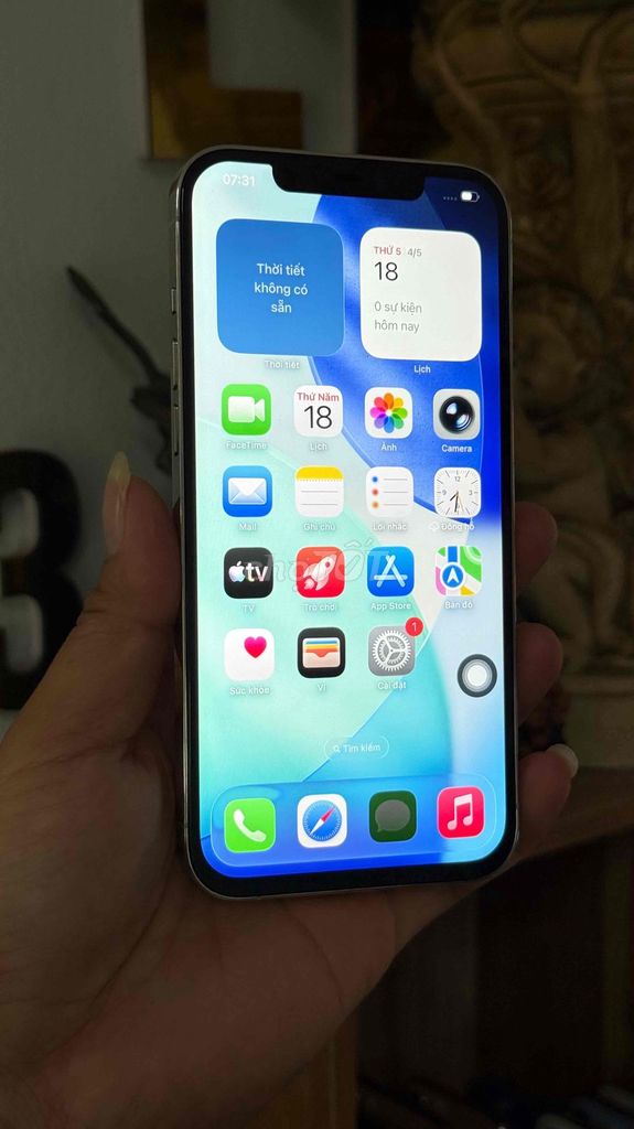 Apple iPhone 12 Pro Max 128GB Trắng. Mua bán Điện thoại tại Quận Ninh Kiều Cần Thơ được đăng bởi Minh  hình 1