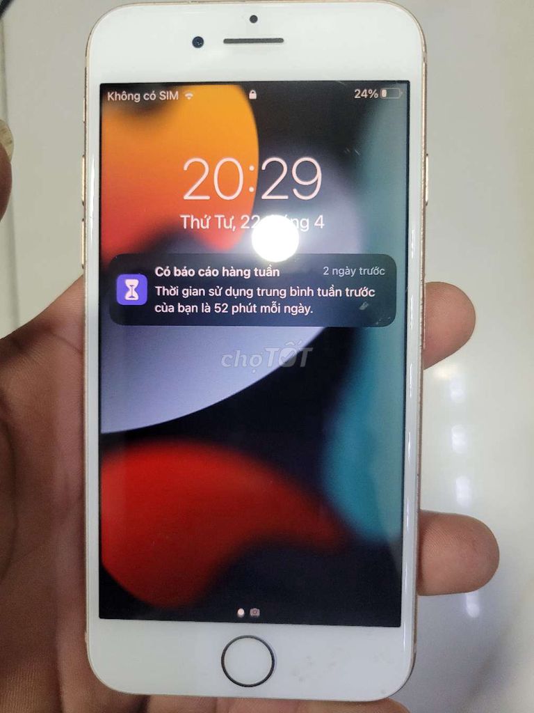 Apple iPhone 8 64GB Vàng hồng Đã sử dụng. Mua bán Điện thoại tại Thành phố Thủ Dầu Một Bình Dương được đăng bởi Minh Luan hình 1