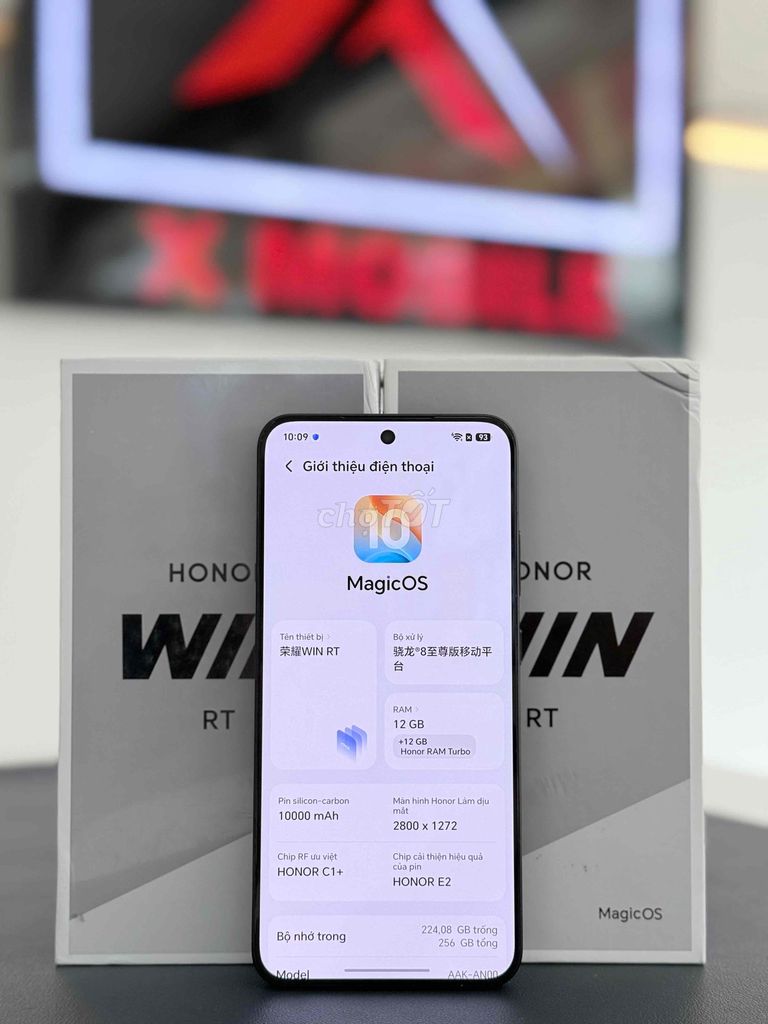 HONOR WIN RT 12/256GB FULLBOX / 185Hz / 10.000mAh. Mua bán Điện thoại tại Huyện Trảng Bom Đồng Nai được đăng bởi X Mobile Trảng Bom hình 1