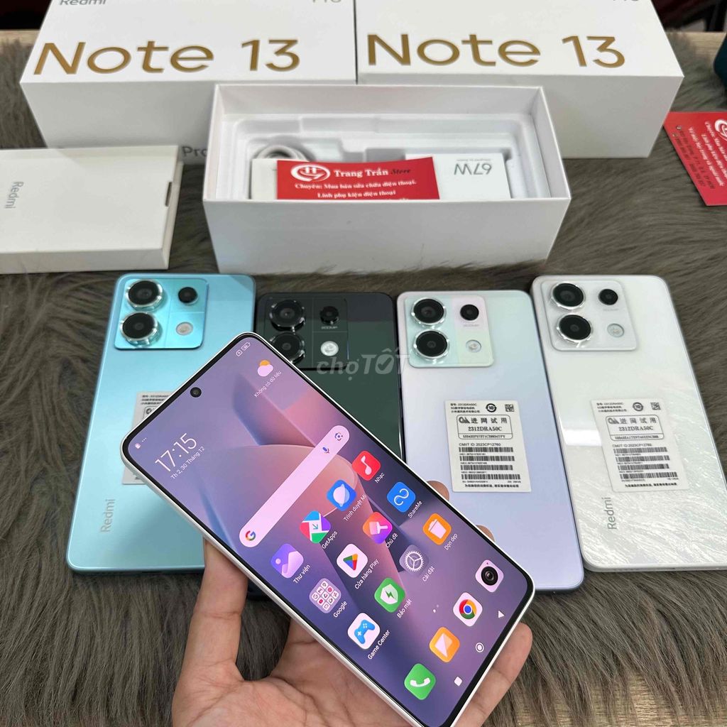 Xiaomi Note 13 Pro 5G Fullbox , có trả góp