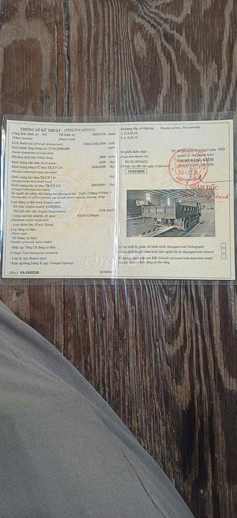 ai có nhu cầu thì liên hệ mình gửi chi tiết hơn. Mua bán Xe tải, xe ben tại Quận 7 Tp Hồ Chí Minh được đăng bởi Lệ kiều  hình 2