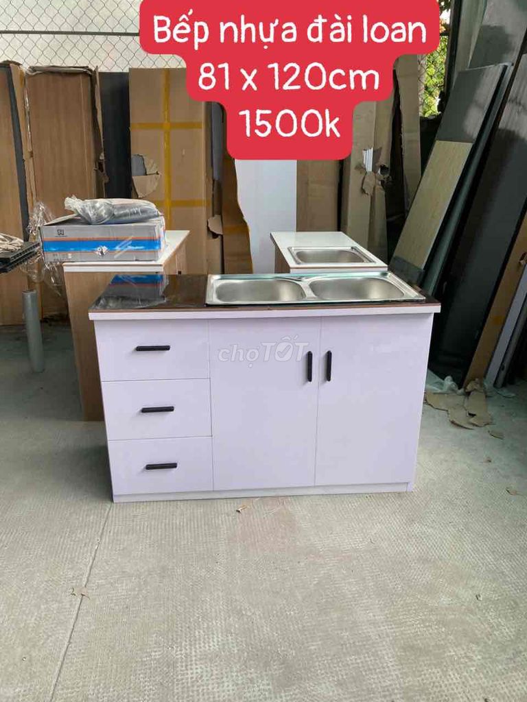 Tủ bếp nhựa trắng 81x120cm. Mua bán Tủ, kệ gia đình tại Quận Phú Nhuận Tp Hồ Chí Minh được đăng bởi Nội Thất Gia Đình hình 1