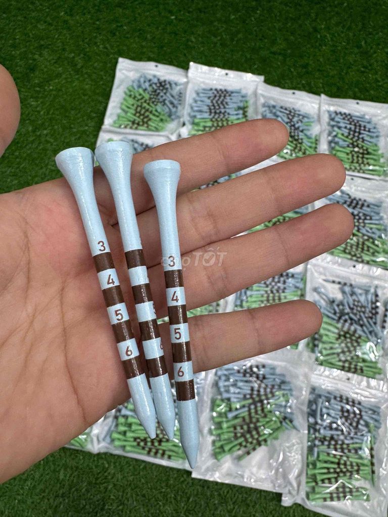 Tee golf chất liệu gỗ tee gỗ. Mua bán Đồ thể thao, Dã ngoại tại Huyện Đông Anh Hà Nội được đăng bởi golf nhập khẩu AZ hình 1