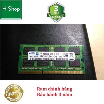 Ram Laptop 4Gb ddr3 (pc3 1.5V) bus 1333 BH 3 năm