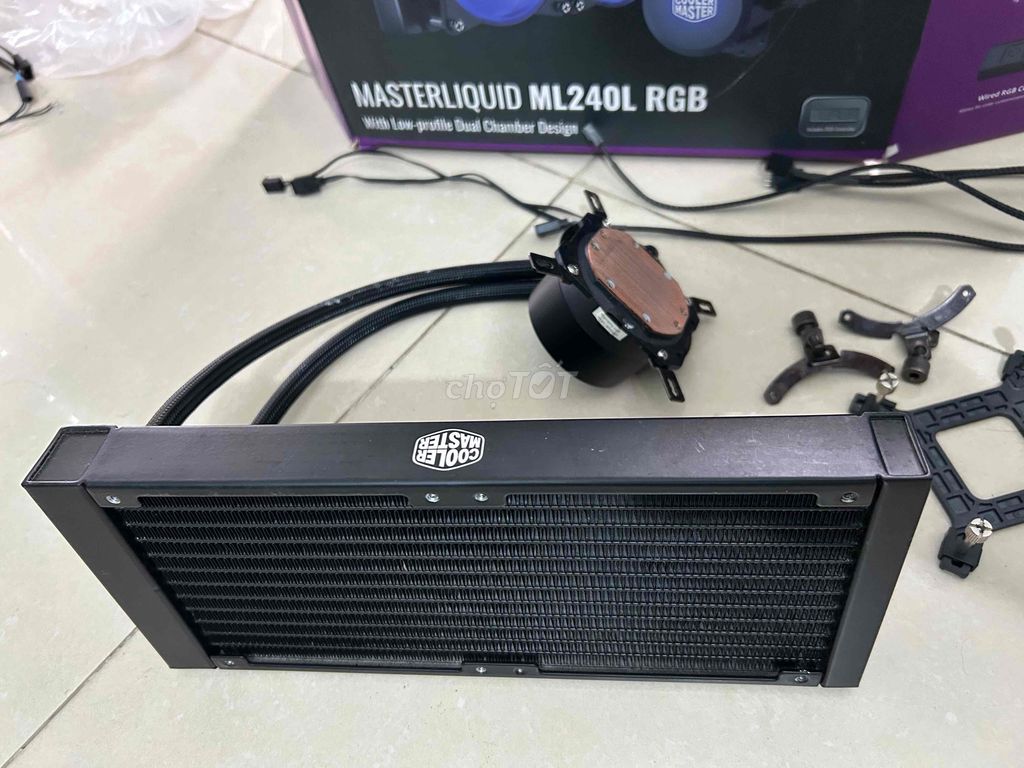 Bộ tản nhiệt nước cooler master ML240 fullbox