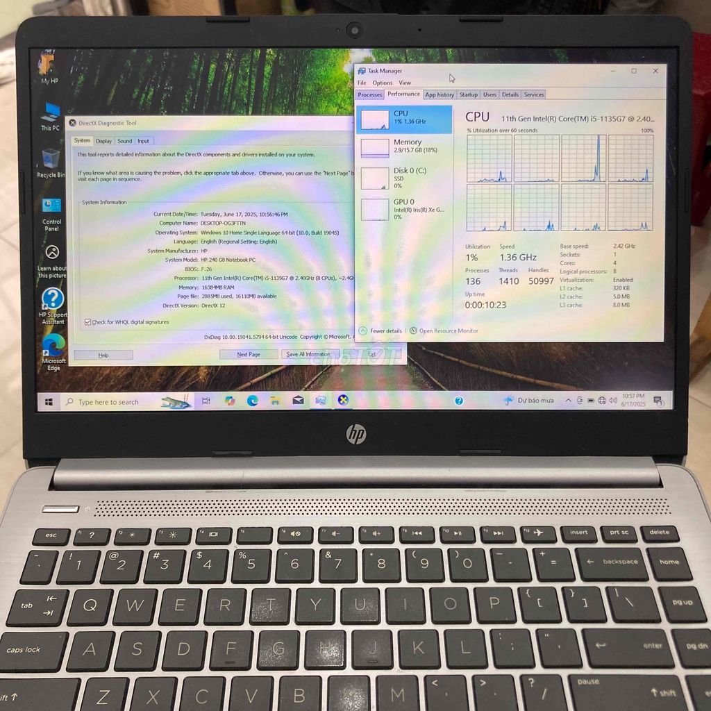 HP 240G8 i5-11th/ 16g/ NVMe 512g/ irisXe/ 13.8”HD. Mua bán Laptop tại Quận Tân Phú Tp Hồ Chí Minh được đăng bởi Võ Minh Sáng hình 6
