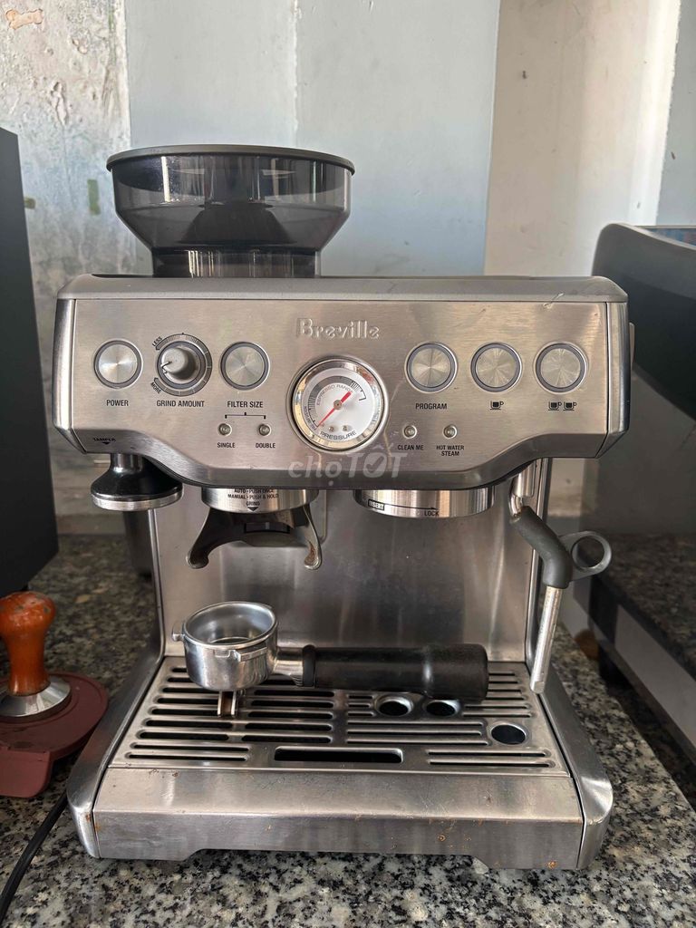 Máy pha cà phê Breville Bạc. Mua bán Bếp, lò, đồ điện nhà bếp tại Thành phố Qui Nhơn Bình Định được đăng bởi Quý Phan hình 1