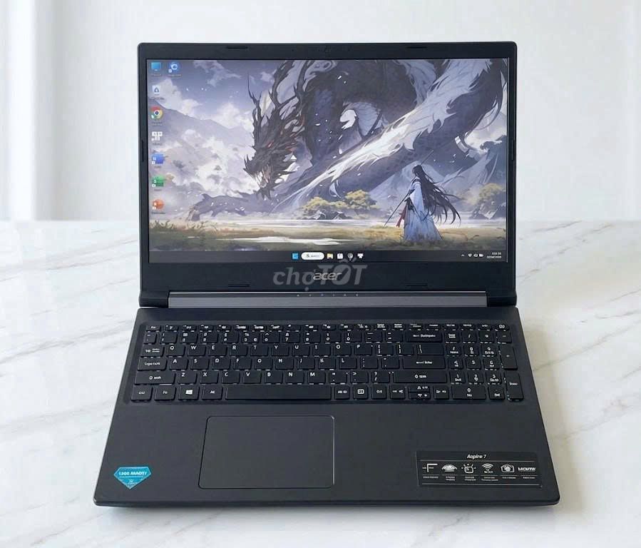 Acer Aspire 7-R5 5500/8GB/512GB/GTX 1650. Mua bán Laptop tại Quận Hải Châu Đà Nẵng được đăng bởi TTCenter 484 NÚI THÀNH hình 1