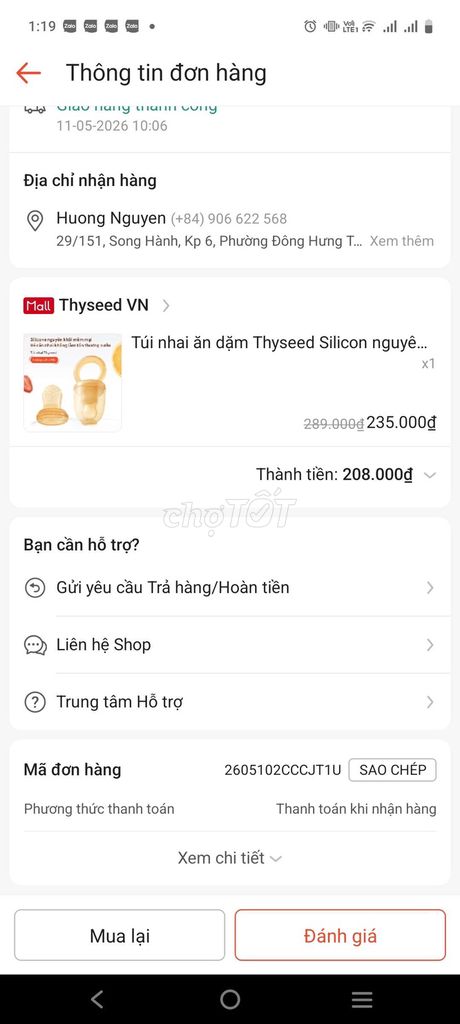 Túi nhai ăn dặm Thyseed Silicon. Mua bán Mẹ và bé tại Quận 12 Tp Hồ Chí Minh được đăng bởi H U On G hình 1