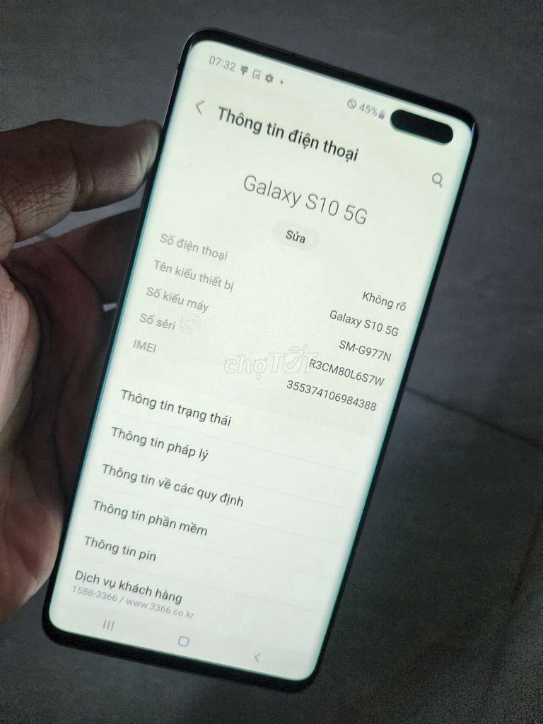 Samsung s10 5g màn đẹp xanh màn bán thanh lý