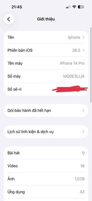 iPhone 14 Pro 128GB Đã sử dụng