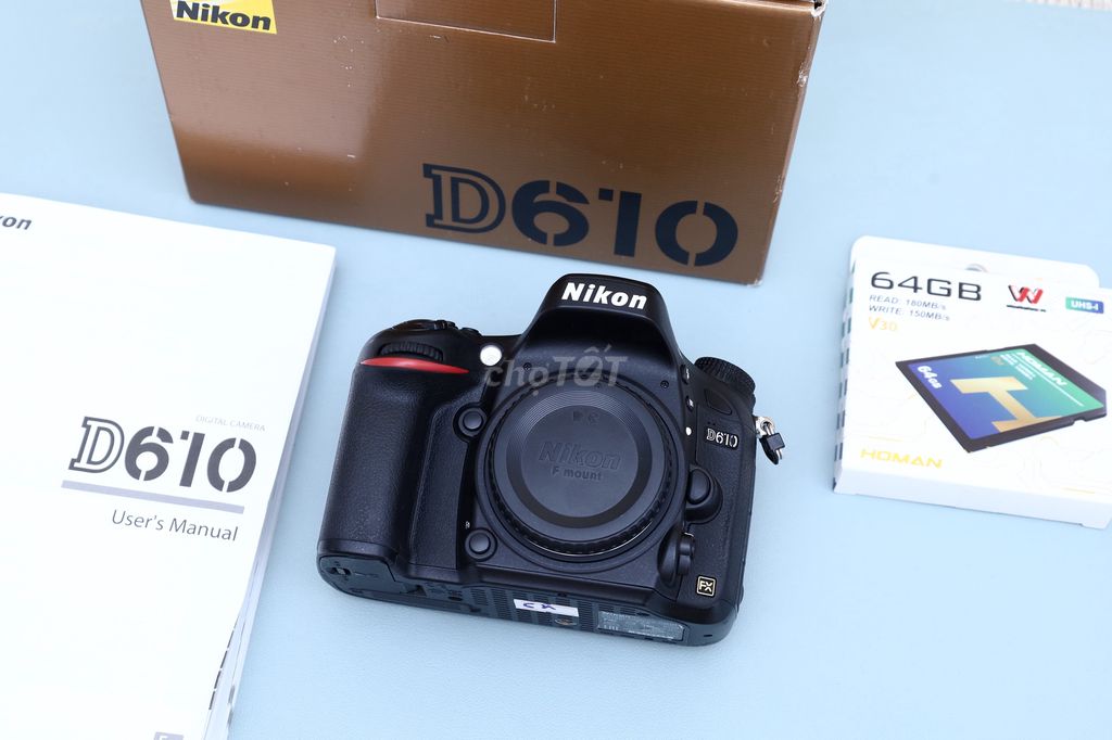Máy ảnh Nikon D610 Fullbox như NEW 100%. Mua bán Máy ảnh, Máy quay tại Thành phố Thủ Đức Tp Hồ Chí Minh được đăng bởi Minh Phi Store hình 1
