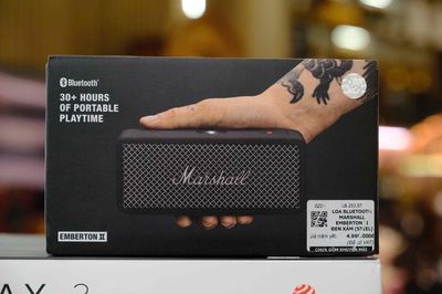 Loa Marshall Emberton II – Ash – New Fullbox. Mua bán Tivi, Âm thanh tại Quận Bình Thạnh Tp Hồ Chí Minh được đăng bởi Vân Anh 2Tech House