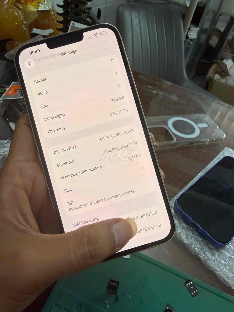iPhone 13 Pm 256GB Vàng 99% lock Mỹ zin đẹp full. Mua bán Điện thoại tại Quận Bình Thuỷ Cần Thơ được đăng bởi Truong hình 1
