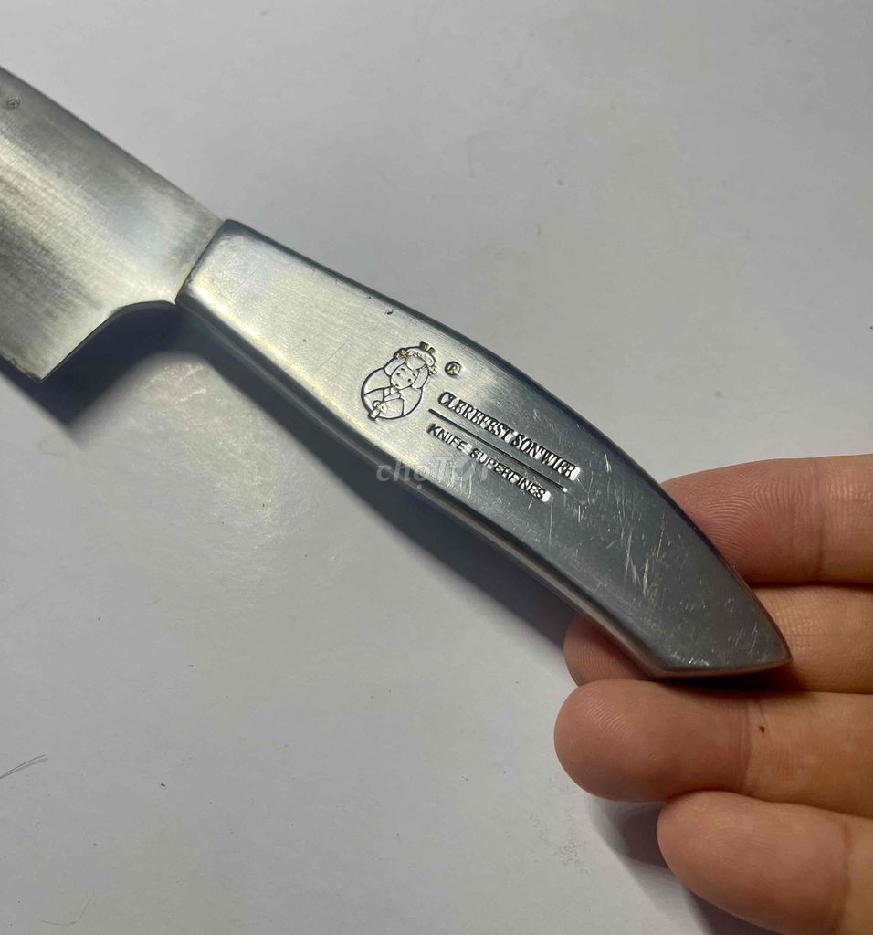 Dao bếp Thép Nhật Bản Bạc. Mua bán Dụng cụ nhà bếp tại Quận 4 Tp Hồ Chí Minh được đăng bởi HÀNG SƯU TẦM  hình 1