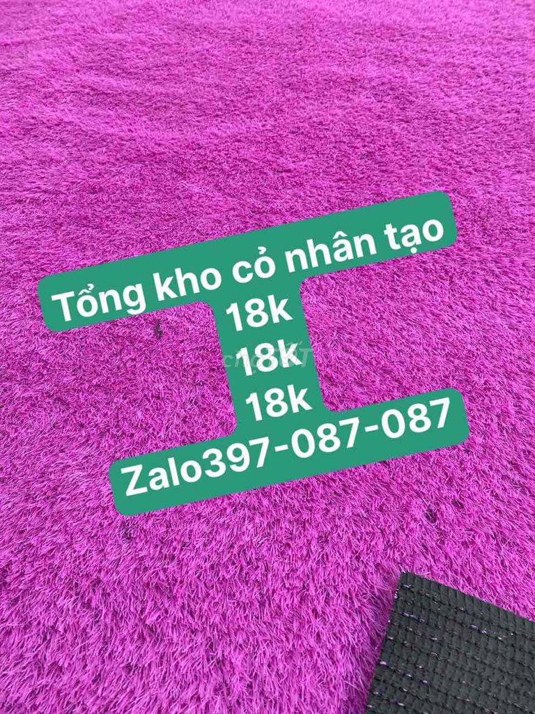 Tổng kho thảm cỏ nhân tạo 18k