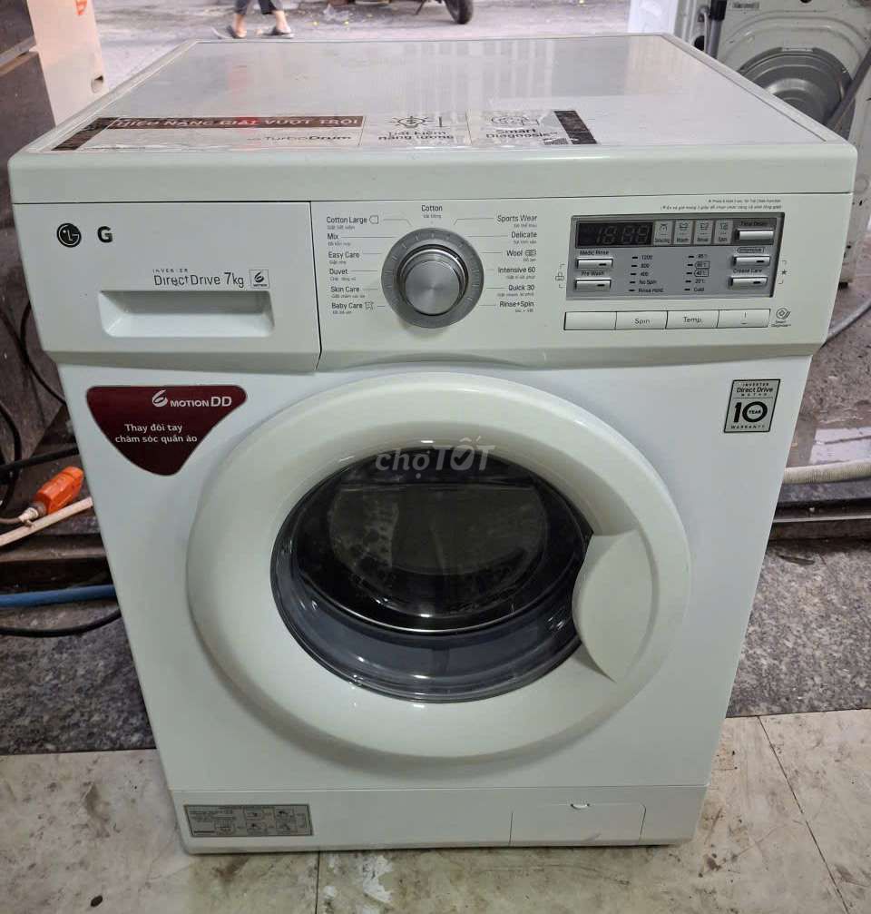 Cửa ngang inverter 7kg LG đã vệ sinh lồng giặt. Mua bán Máy giặt tại Quận 7 Tp Hồ Chí Minh được đăng bởi Shop tủ lạnh máy giặt hình 1