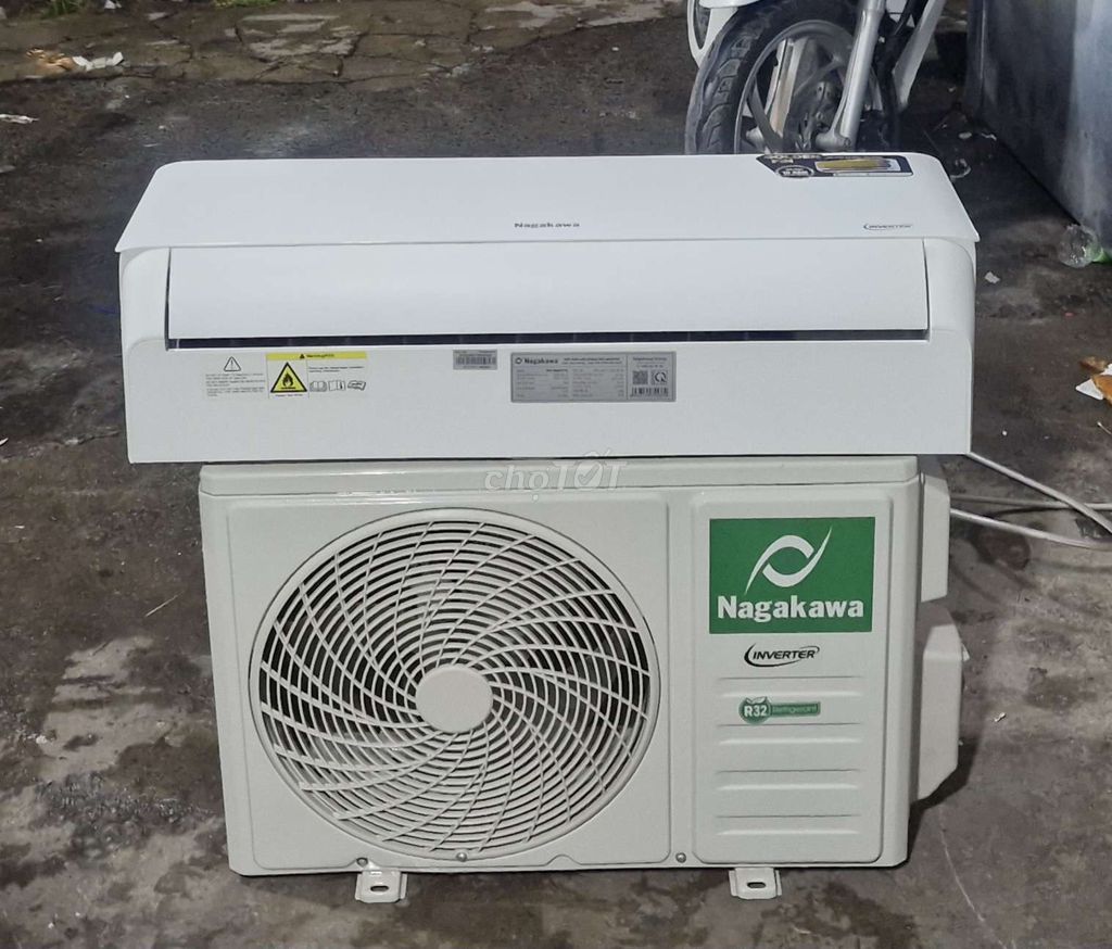 Máy lạnh Nagakawa 1hp inveter 95% còn bh hãng 2năm