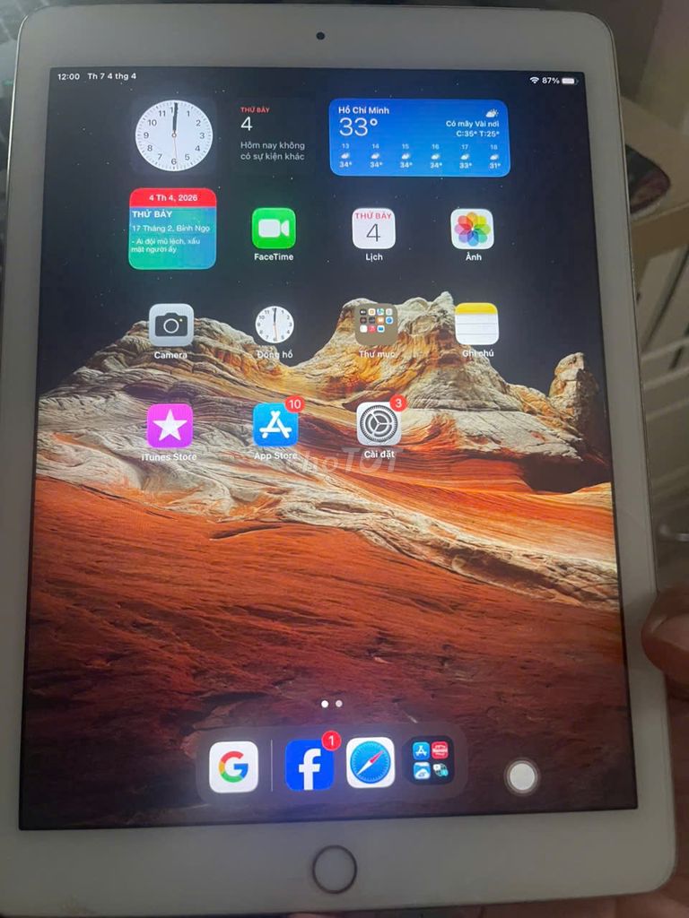 Apple iPad Air 2 64GB có sim 4G Vàng. Mua bán Máy tính bảng tại Quận 12 Tp Hồ Chí Minh được đăng bởi Huỳnh Lâm hình 1