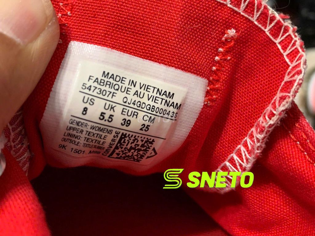 CONVERSE - HÀNG MỸ CHÍNH HÃNG - SIZE 39 (No.27). Mua bán Giày dép tại Huyện Hóc Môn Tp Hồ Chí Minh được đăng bởi Luong Hoa hình 4