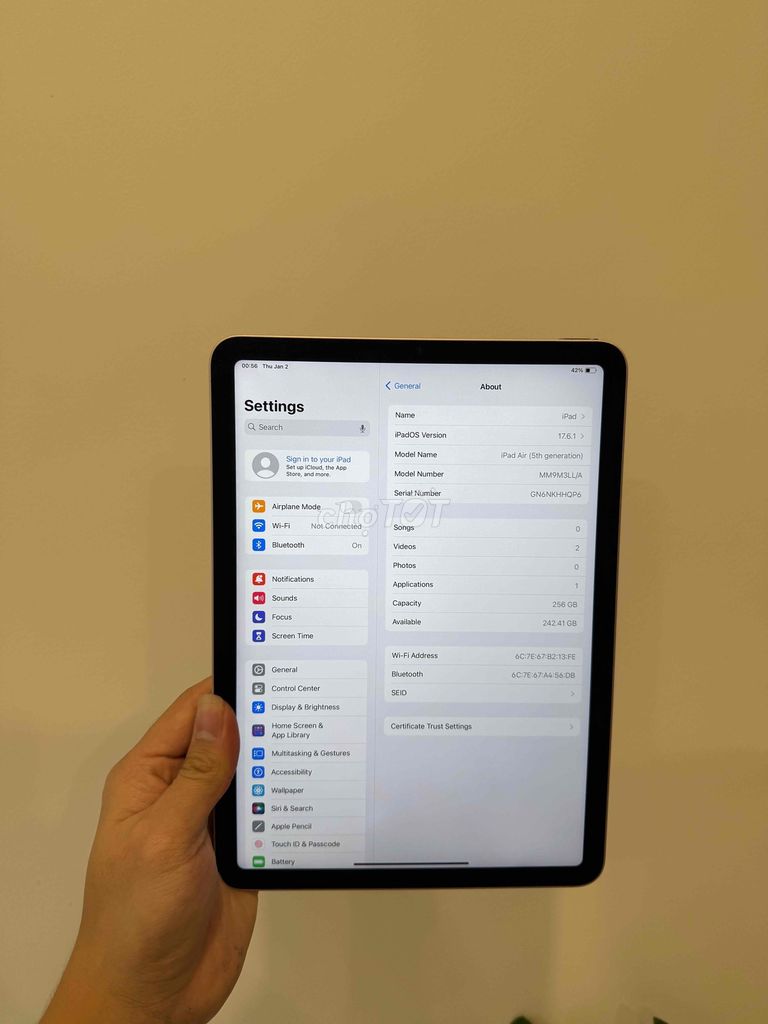 ipad pro m1 12.9 256 5g wifi dùng ngon lành giá re